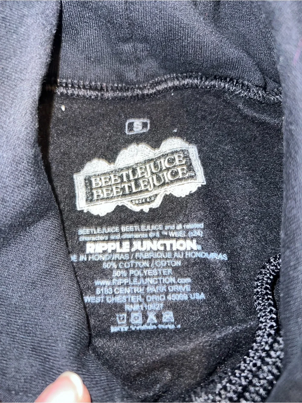 Beetlejuice hoodie men’s size small